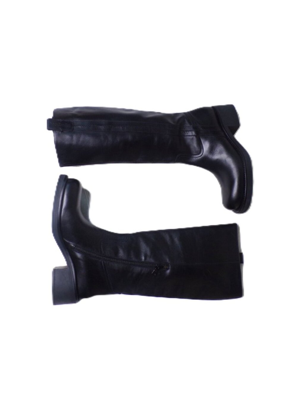 🆕NERO GIARDINI Leather Knee High Moto Boot Black 8 - Picture 11 of 11